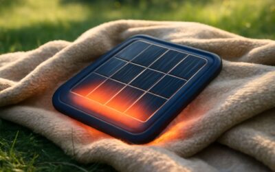 Stay Warm Anywhere with the Innovative Solar Battery Heating Pad for Outdoor Comfort