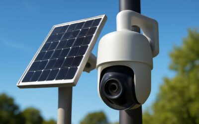 Discover unmatched security with the solar battery powered mini PTZ camera for versatile outdoor surveillance