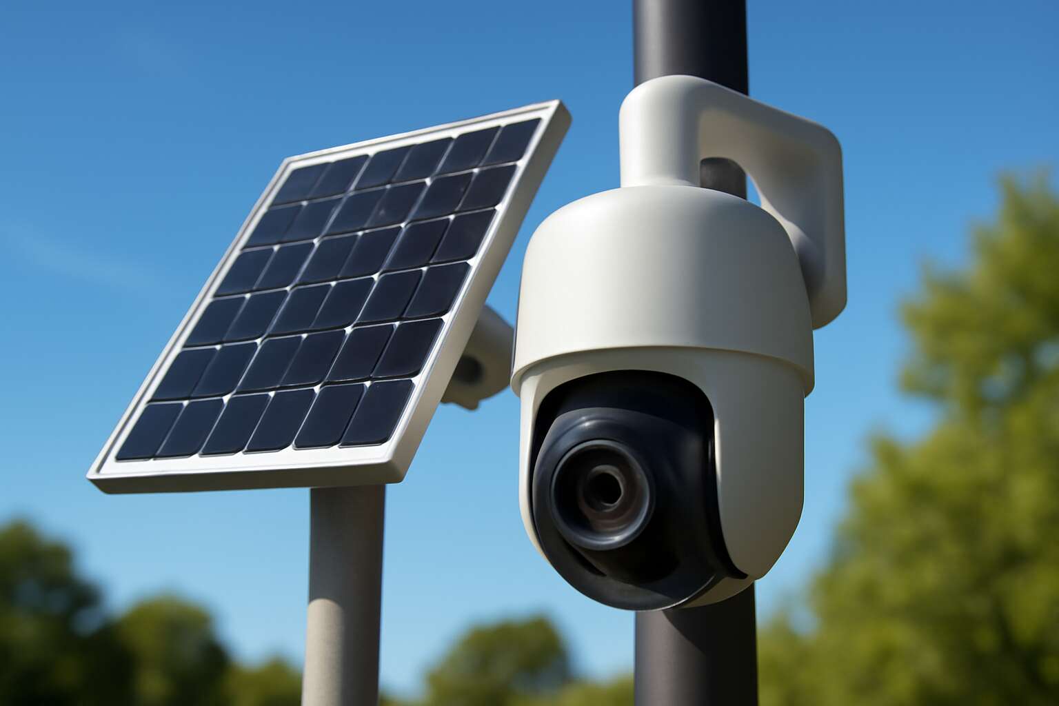 Discover unmatched security with the solar battery powered mini PTZ ...