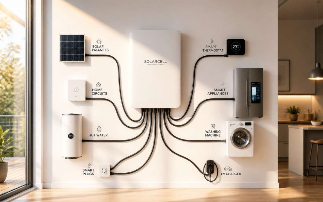 How solar battery octopus manages home energy storage efficiently.